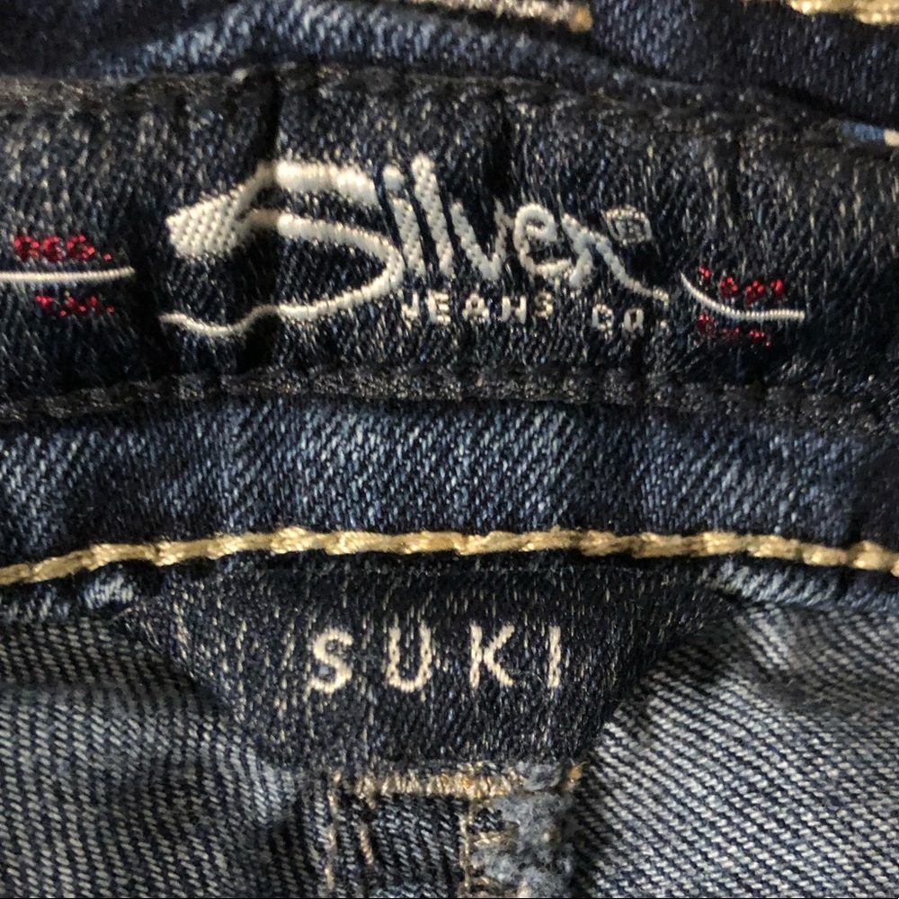 Silver Suki Capri Size 31 - Picture 3 of 6